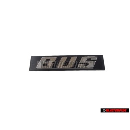 VW Originale BUS Posteriore Logo Emblema Scritta Argento Spazzolato - 255853689