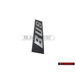 VW Originale BUS Posteriore Logo Emblema Scritta Argento Spazzolato - 255853689