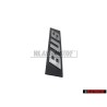 VW Originale BUS Posteriore Logo Emblema Scritta Argento Spazzolato - 255853689