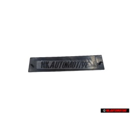 VW Originale BUS Posteriore Logo Emblema Scritta Argento Spazzolato - 255853689