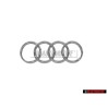 Audi Originale Anelli Fronte Logo Emblema Simbolo Cromo - 4H0853605C 2ZZ
