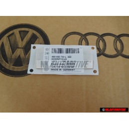Audi Originale 2.8 Posteriore Logo Emblema Scritta Cromo - 4B0853743L 2ZZ