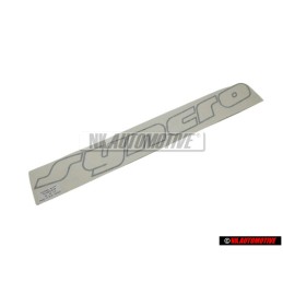 VW Originale Scritta Pellicola Nero Satinato - 701853679 6BX