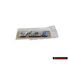 VW Originale TDI Posteriore Logo Emblema Scritta Cromo Blu - 7D0853675C HCE