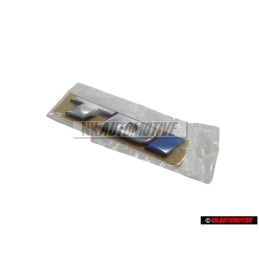 VW Originale TDI Posteriore Logo Emblema Scritta Cromo Blu - 7D0853675C HCE