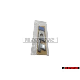 VW Originale TDI Posteriore Logo Emblema Scritta Cromo Blu - 7D0853675C HCE