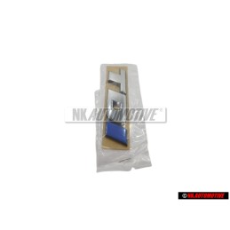 VW Originale TDI Posteriore Logo Emblema Scritta Cromo Blu - 7D0853675C HCE