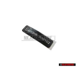 VW Originale Targhetta Tipo - 1C0000279