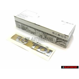 VW Originale 1.9 TDI Posteriore Logo Emblema Scritta Cromo - 1K0853675H 739