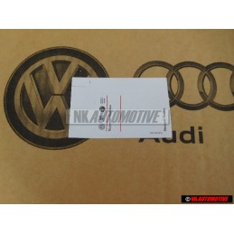 VW Originale Targhetta Di Avvertenza 'Unita D'Ordine 100' - 000010006