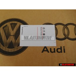 VW Originale Targhetta Di Avvertenza 'Unita D'Ordine 100' - 000010006