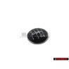 VW Originale 6-Velocità Pomelli Del Cambio Placca Emblema - 1K0711144J