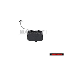 VW Originale Copert. P. Occhione Di Traino Nero Satinato - 1K6807441B 9B9