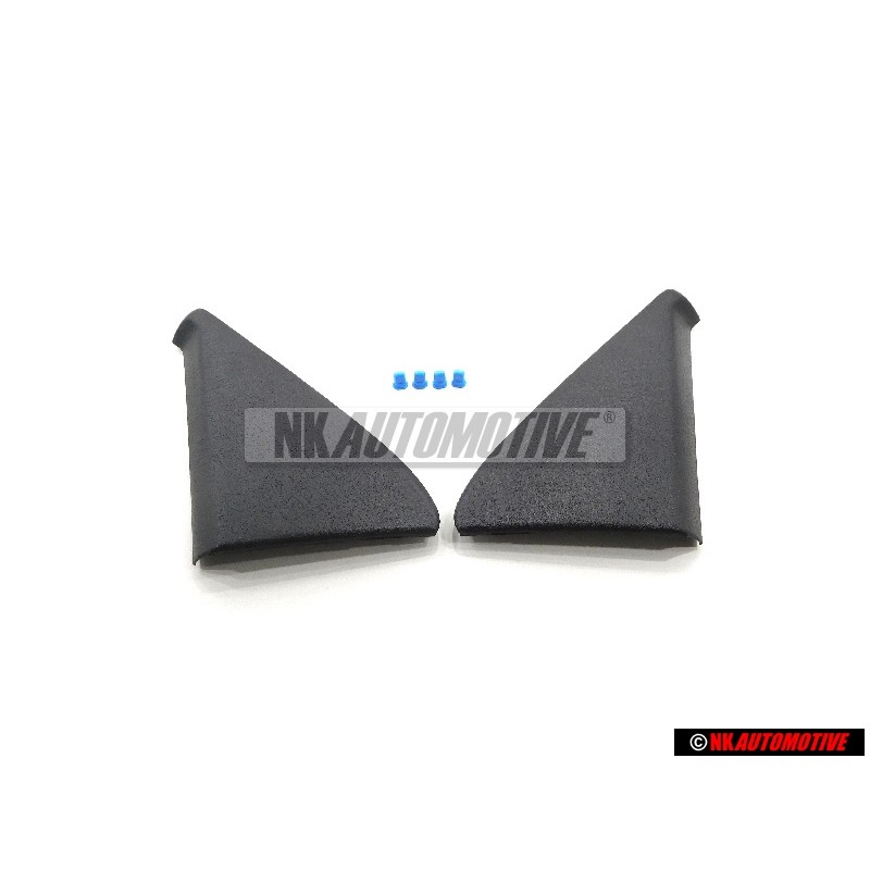 VW Originale SET Rivestimento Specchietto Retrovisore w/clips - Golf 2