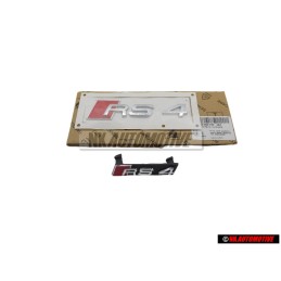 Audi Originale SET Logo Emblema Scritta Fronte & Posteriore - RS4 B7 (8E)