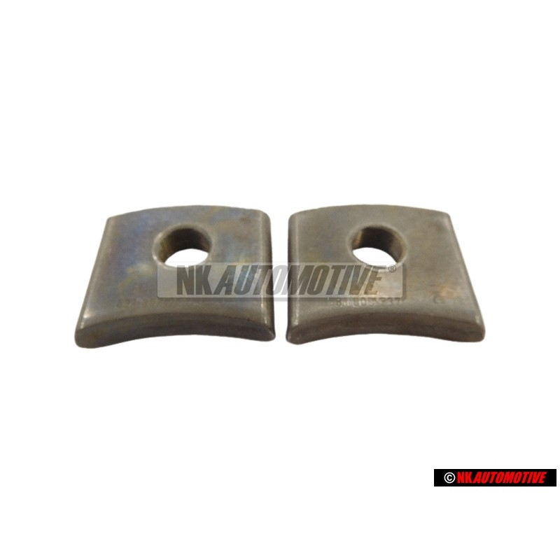 2x VW Originale Piastra Filettata - 831809237