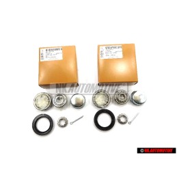 2x VW Originale Cuscinetto Ruota Con Elementi Di Montaggio - 191598625