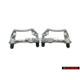 2x VW Originale Portafreno Con Perno Guida - 357615125C