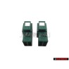 2x VW Originale Portacontatti Piatto Con Bloccaggio Contatti - 333941973