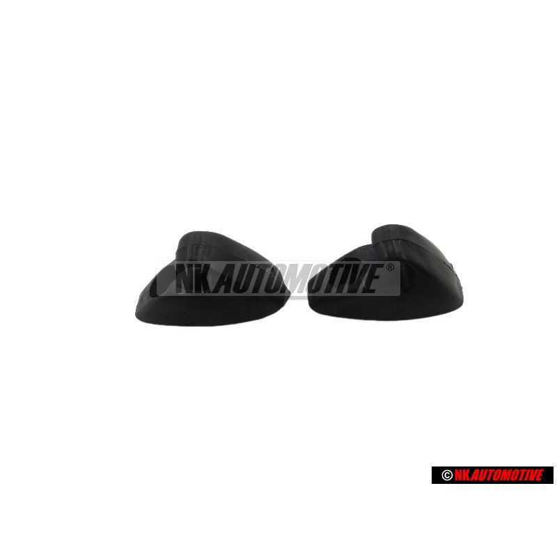 2x VW Originale Supporto Per Aletta Parasole Nero Satinato - 171857559 01C