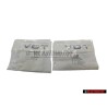 2x Audi Originale V6T Lato Logo Emblema Scritta Cromo - 8K0853601