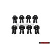 8x Audi Originale Graffetta - 811853329E