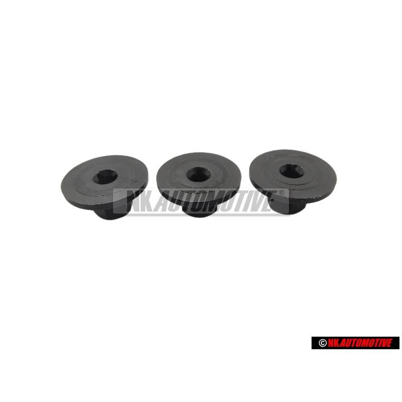 3x VW Originale Dado Flangiato Esagonale - N 90757901