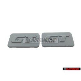 2x VW Originale PASSAT GT Lato Logo Emblema Simbolo PrimeRosso - 357853688B GRU