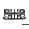 2x Audi Originale License Plate Holder Vorsprung Durch Technik - A16-2285