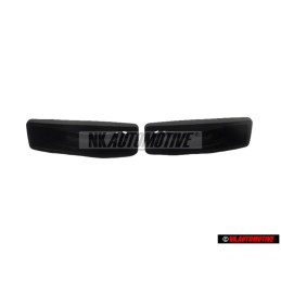 2x VW Originale Mascherina Nero Satinato - 1J3881607 B41