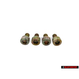 4x VW Originale Vite Cilindrica Con Testa Esagonale Interna - N 0147506