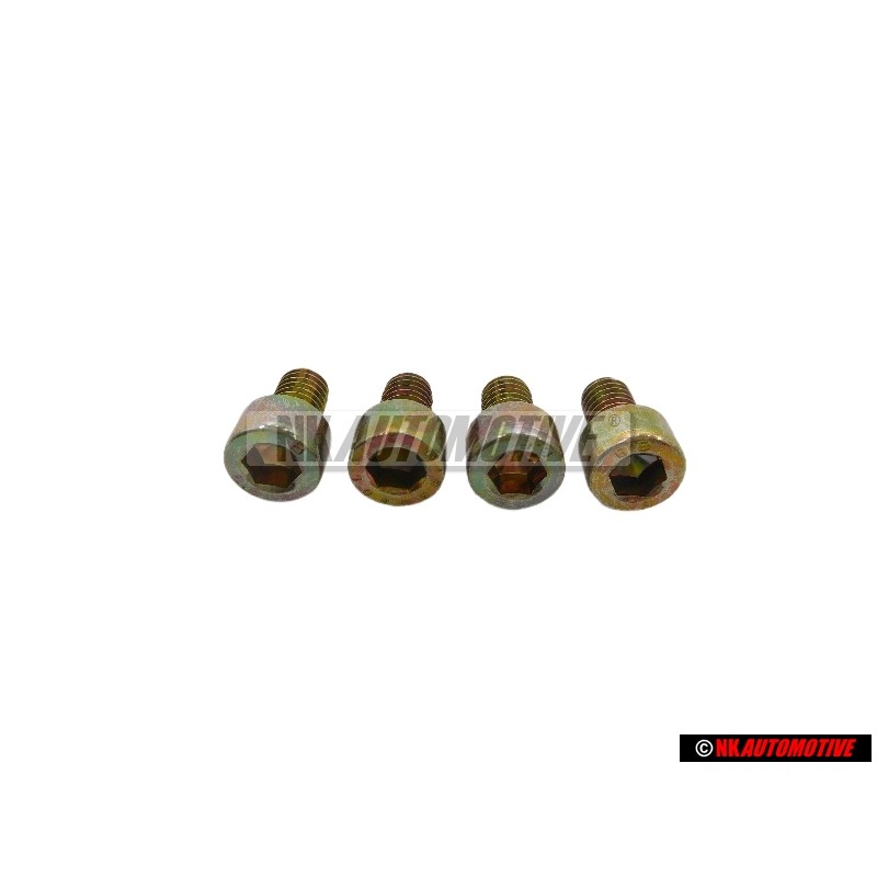 4x VW Originale Vite Cilindrica Con Testa Esagonale Interna - N 0147506
