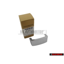 VW Originale Volante Placca Logo Emblema Simbolo Alluminio - 1Q0419685C 3Q7