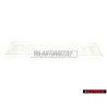 VW Originale TOUAREG Posteriore Logo Emblema Scritta Cromo - 7L6853687 739