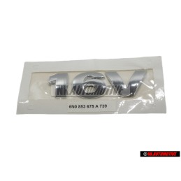 VW Originale 16V Posteriore Logo Emblema Scritta Cromo - 6N0853675A 739