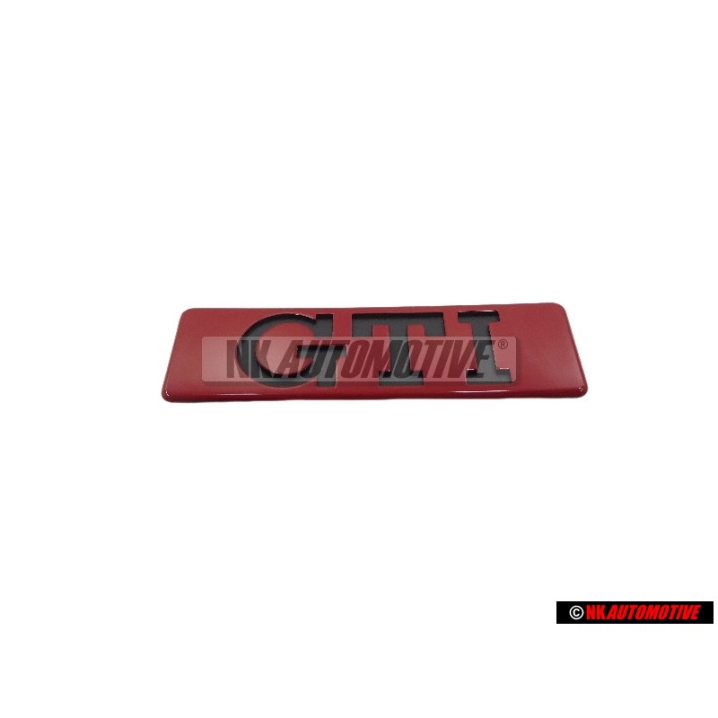 VW Originale GTI Lato Logo Emblema Simbolo Rosso - 191853714 QN5
