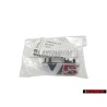 VW Originale V5 Fronte Logo Emblema Scritta Cromo Rosso - 1J5853679D GQF