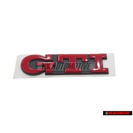 VW Originale GTI Posteriore Logo Emblema Scritta Rosso - 1H6853687AJQN5