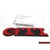 VW Originale GTI Posteriore Logo Emblema Scritta Rosso - 1H6853687AJQN5
