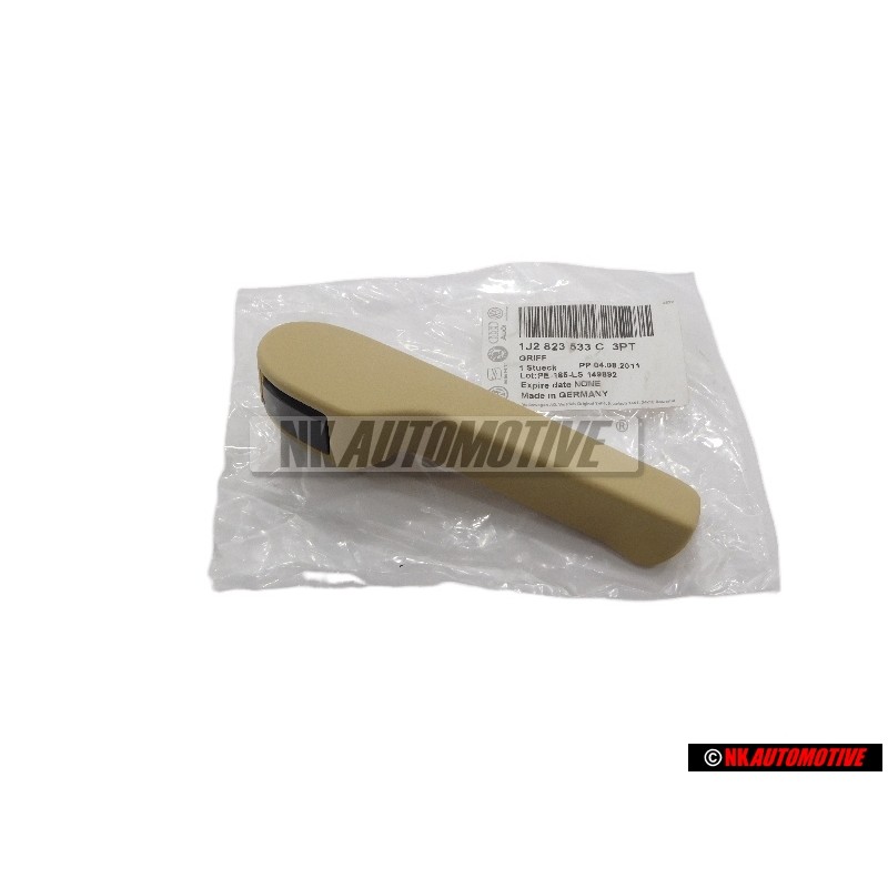 VW Originale Maniglia Per Cavo Chiusura Coperchio Beige Crema - 1J2823533C 3PT