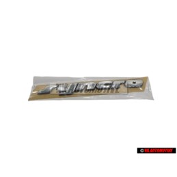 VW Originale SYNCRO Posteriore Logo Emblema Scritta Cromo - 701853675A Z10