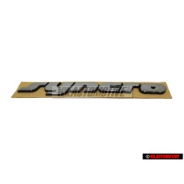 VW Originale SYNCRO Posteriore Logo Emblema Scritta Cromo - 701853675A Z10