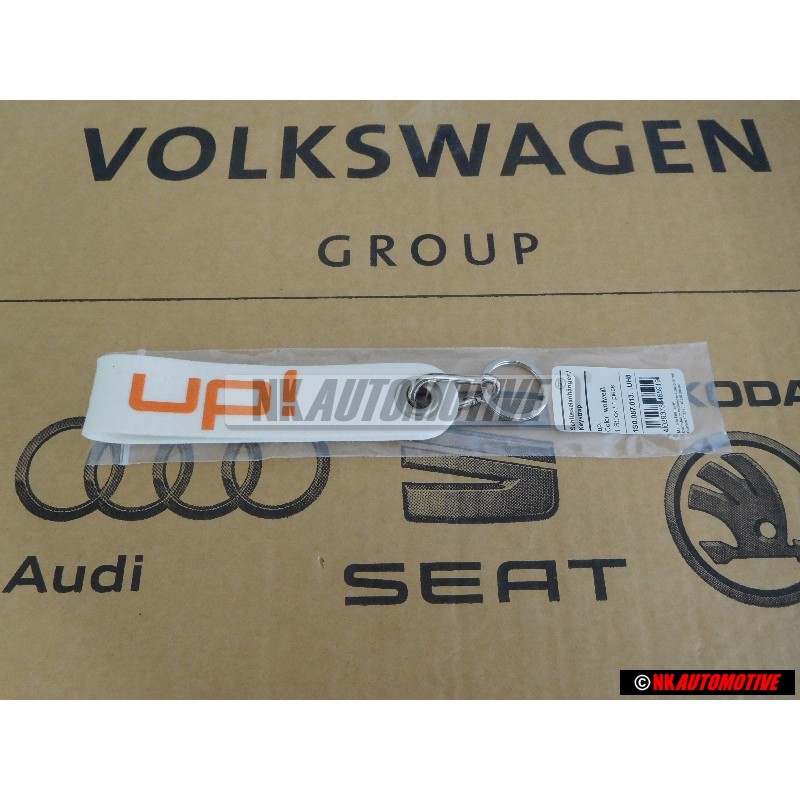 VW Originale Portachiavi Bianco Nuvola - 1S0087013 UH8