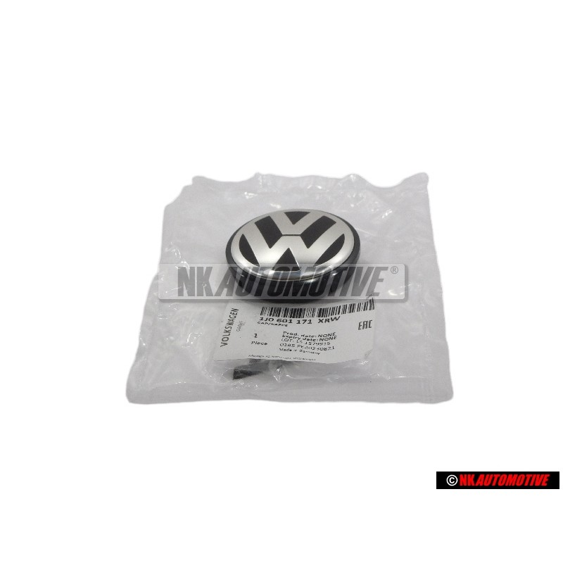 VW Originale Cappuccio Di Copertura Nero Satinato/Cromo Lucido - 1J0601171 XRW