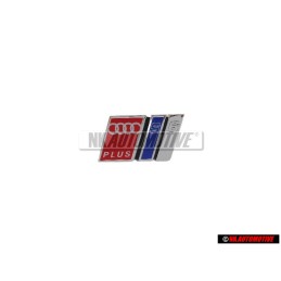 Audi Originale S6 PLUS Fronte Logo Emblema Scritta Cromo Rosso - 4A5853736D 2ZZ