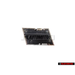 Audi Originale S6 PLUS Fronte Logo Emblema Scritta Cromo Rosso - 4A5853736D 2ZZ