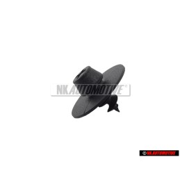VW Originale Bottone Per Tappeto Nero Satinato - 3D0864812A B41