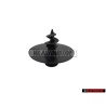 VW Originale Bottone Per Tappeto Nero Satinato - 3D0864812A B41