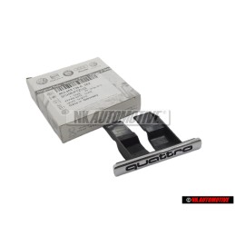 Audi Originale QUATTRO Fronte Logo Emblema Scritta Cromo - 4E0853736A 2ZZ