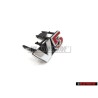 VW Originale V5 Fronte Logo Emblema Scritta Cromo Rosso - 1J6853679F GQF